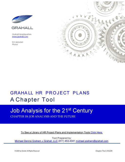 Job Analysis and the Future