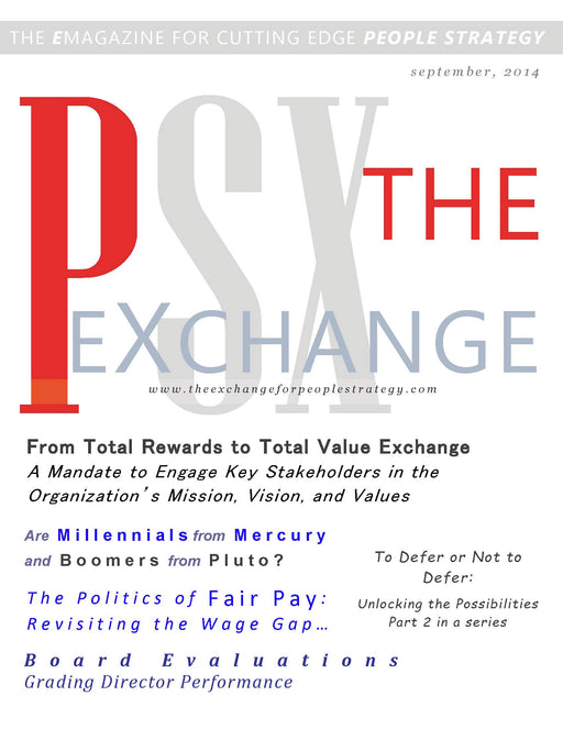 PSX: The Exchange for People Strategy eMagazine – September 2014 Issue