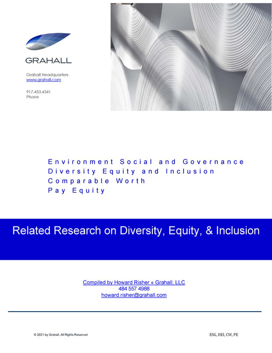 Related Research on Diversity, Equity, and Inclusion