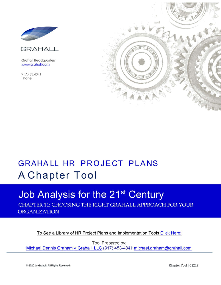 Choosing the Right Grahall Job Analysis Approach for Your Organization