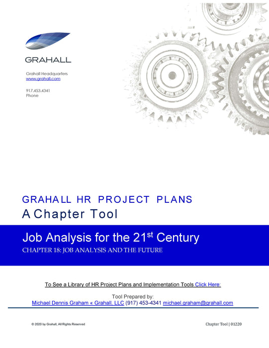 Job Analysis and the Future