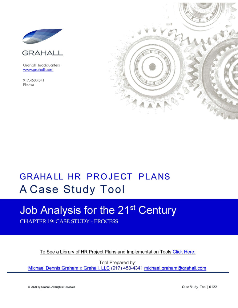 Job Analysis Case Study – Process