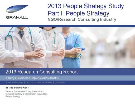 Research Consulting Industry Study Part I: People Strategy