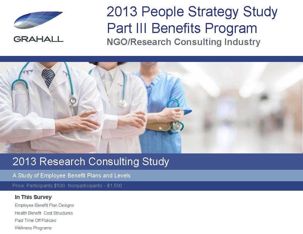 Research Consulting Industry Study Part III: Benefit Plans and Programs